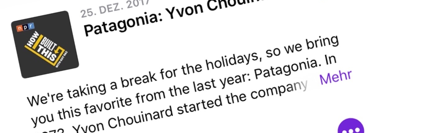 Yvon Chouinard - der Gründer von Patagonia
